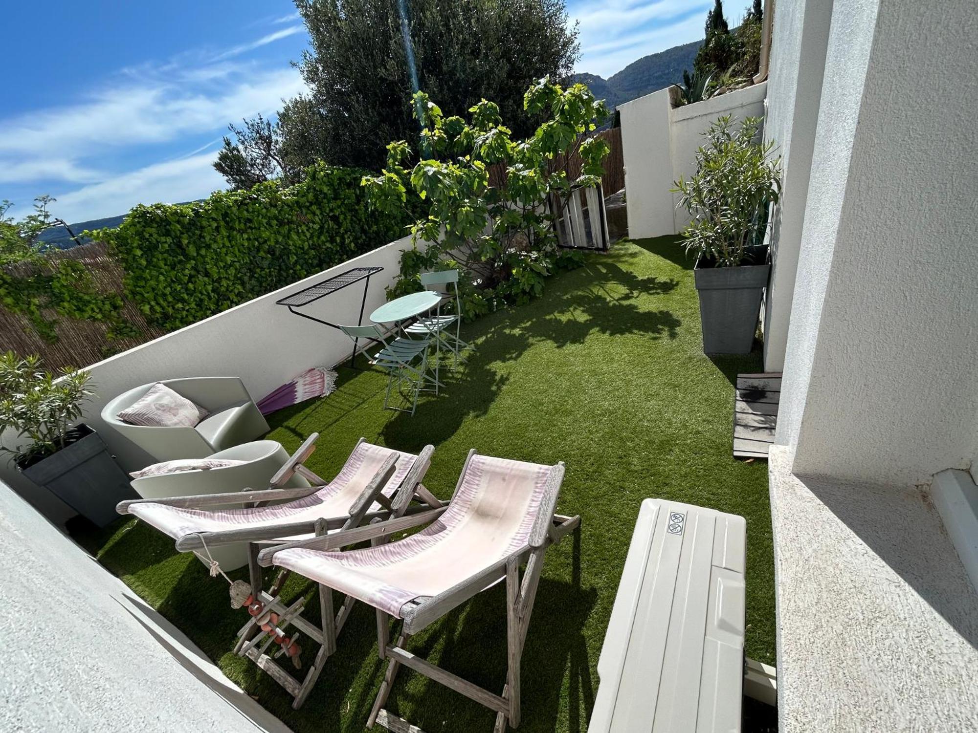 Studio Calme Aux Terrasses De Cassis Exteriör bild